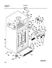 05 - Cabinet parts for Frigidaire Refrigerator NGS18TZAQ2 from AppliancePartsPros.com