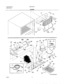 09 - System parts for Frigidaire Refrigerator NGS18TZAQ0 from AppliancePartsPros.com