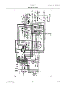 21 - Wiring Diagram parts for Frigidaire Refrigerator LPHS2687KF1 from AppliancePartsPros.com