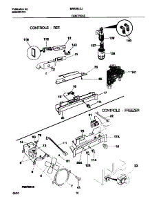 06 - Controls parts for Frigidaire Refrigerator MRS26LGJB0 from AppliancePartsPros.com