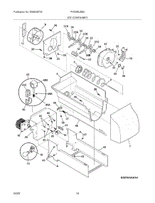 17 - Ice Container parts for Frigidaire Refrigerator PHS38EJSB2 from AppliancePartsPros.com