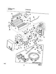 19 - Ice Maker parts for Frigidaire Refrigerator PLHS267ZCB0 from AppliancePartsPros.com