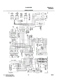 21 - Wiring Diagram parts for Frigidaire Refrigerator PLHS267ZCB0 from AppliancePartsPros.com