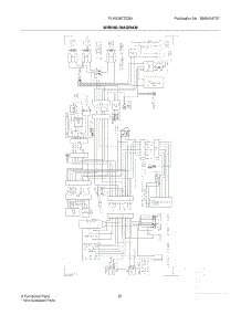 21 - Wiring Diagram parts for Frigidaire Refrigerator PLHS267ZCB4 from AppliancePartsPros.com