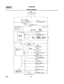 20 - Wiring Schematic parts for Frigidaire Refrigerator PLHS268ZCB0 from AppliancePartsPros.com