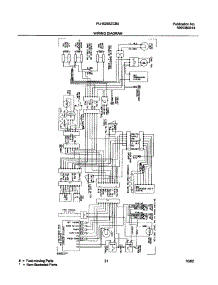 21 - Wiring Diagram parts for Frigidaire Refrigerator PLHS268ZCB0 from AppliancePartsPros.com