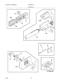 11 - Controls parts for Frigidaire Refrigerator LPHS2687KF4 from AppliancePartsPros.com