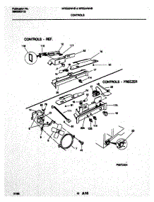 11 - Controls parts for Frigidaire Refrigerator MRS24WHBW1 from AppliancePartsPros.com