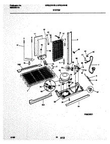13 - System parts for Frigidaire Refrigerator MRS24WHBW1 from AppliancePartsPros.com