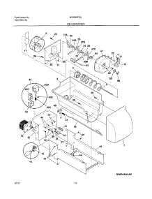 17 - Ice Container parts for Frigidaire Refrigerator NGS26ZZAQ0 from AppliancePartsPros.com