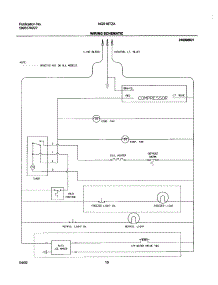 10 - Wiring Schematic parts for Frigidaire Refrigerator NGS18TZAW2 from AppliancePartsPros.com