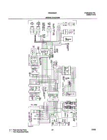 21 - Wiring Diagram parts for Frigidaire Refrigerator NGS23ZZAB4 from AppliancePartsPros.com