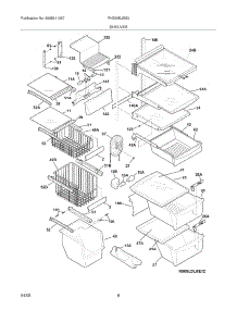 09 - Shelves parts for Frigidaire Refrigerator PHS39EJSS0 from AppliancePartsPros.com