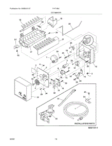 11 - Ice Maker parts for Frigidaire Refrigerator PHT189JKM4 from AppliancePartsPros.com