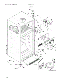 05 - Cabinet parts for Frigidaire Refrigerator LFHT2117LB1 from AppliancePartsPros.com