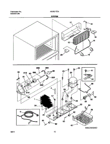 09 - System parts for Frigidaire Refrigerator NGS21TZAW0 from AppliancePartsPros.com