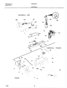 Controls parts for Frigidaire Refrigerator OEMF3-FRS26ZXHD2 from AppliancePartsPros.com