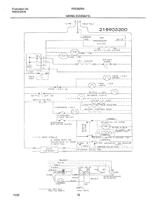 Wiring Daigram parts for Frigidaire Refrigerator OEMF3-FRS26ZXHD2 from AppliancePartsPros.com