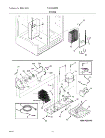 13 - System parts for Frigidaire Refrigerator PHSC239DSB0 from AppliancePartsPros.com