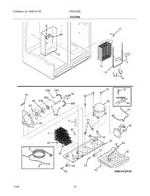 13 - System parts for Frigidaire Refrigerator PHSC239DSB2 from AppliancePartsPros.com