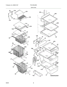 09 - Shelves parts for Frigidaire Refrigerator PHSC39EJSS2 from AppliancePartsPros.com