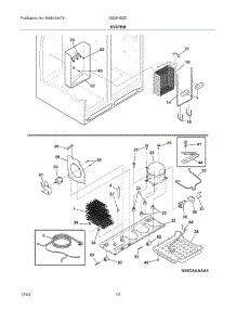 13 - System parts for Frigidaire Refrigerator GS23HSZDW5 from AppliancePartsPros.com