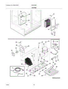 13 - System parts for Frigidaire Refrigerator GS23HSZDW6 from AppliancePartsPros.com
