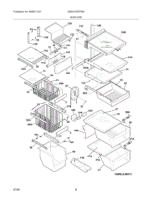 09 - Shelves parts for Frigidaire Refrigerator GS26HSZDPW6 from AppliancePartsPros.com