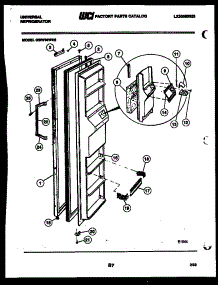02 - Freezer Door Parts parts for Frigidaire Refrigerator GSIW36AH2 from AppliancePartsPros.com