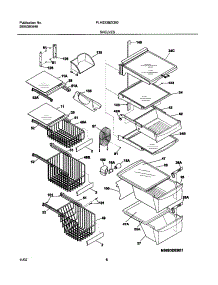 09 - Shelves parts for Frigidaire Refrigerator PLHS238ZCB0 from AppliancePartsPros.com