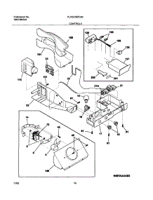 11 - Controls parts for Frigidaire Refrigerator PLHS238ZCB0 from AppliancePartsPros.com