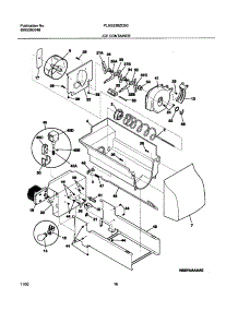 17 - Ice Container parts for Frigidaire Refrigerator PLHS238ZCB0 from AppliancePartsPros.com