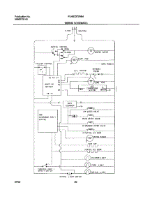 20 - Wiring Schematic parts for Frigidaire Refrigerator PLHS237ZAB4 from AppliancePartsPros.com