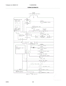 20 - Wiring Schematic parts for Frigidaire Refrigerator PLHS239ZDBA from AppliancePartsPros.com