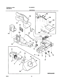 11 - Controls parts for Frigidaire Refrigerator PLHS267ZCB2 from AppliancePartsPros.com