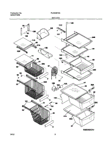 09 - Shelves parts for Frigidaire Refrigerator PLHS267ZAB2 from AppliancePartsPros.com
