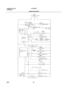 20 - Wiring Schematic parts for Frigidaire Refrigerator PLHS267ZCB2 from AppliancePartsPros.com