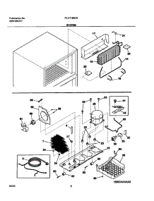 09 - System parts for Frigidaire Refrigerator PLHT189CSK0 from AppliancePartsPros.com