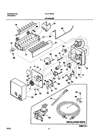 11 - Ice Maker parts for Frigidaire Refrigerator PLHT189CSK0 from AppliancePartsPros.com