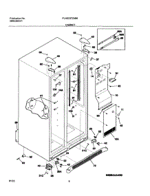 07 - Cabinet parts for Frigidaire Refrigerator PLHS237ZAB6 from AppliancePartsPros.com