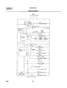 20 - Wiring Schematic parts for Frigidaire Refrigerator PLHS237ZCB1 from AppliancePartsPros.com