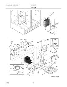13 - System parts for Frigidaire Refrigerator PLHS267ZDB4 from AppliancePartsPros.com