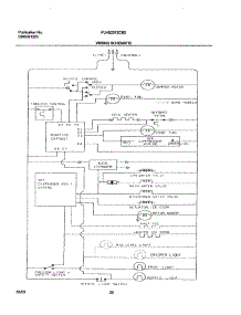20 - Wiring Schematic parts for Frigidaire Refrigerator PLHS237ZCB0 from AppliancePartsPros.com