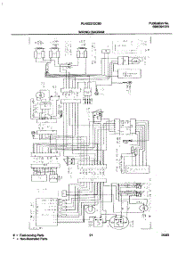 21 - Wiring Diagram parts for Frigidaire Refrigerator PLHS237ZCB0 from AppliancePartsPros.com