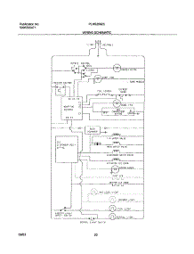 20 - Wiring Schematic parts for Frigidaire Refrigerator PLHS269ZCB2 from AppliancePartsPros.com