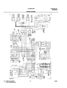 21 - Wiring Diagram parts for Frigidaire Refrigerator PLHS269ZCB0 from AppliancePartsPros.com