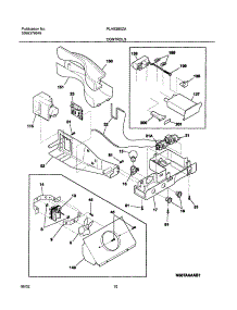 11 - Controls parts for Frigidaire Refrigerator PLHS280ZAB4 from AppliancePartsPros.com