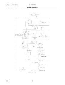 22 - Wiring Schematic parts for Frigidaire Refrigerator PLHS67EGSB3 from AppliancePartsPros.com