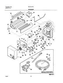 11 - Ice Maker parts for Frigidaire Refrigerator PLHT217TAB3 from AppliancePartsPros.com