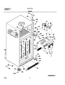 05 - Cabinet parts for Frigidaire Refrigerator PLHT217TAK4 from AppliancePartsPros.com